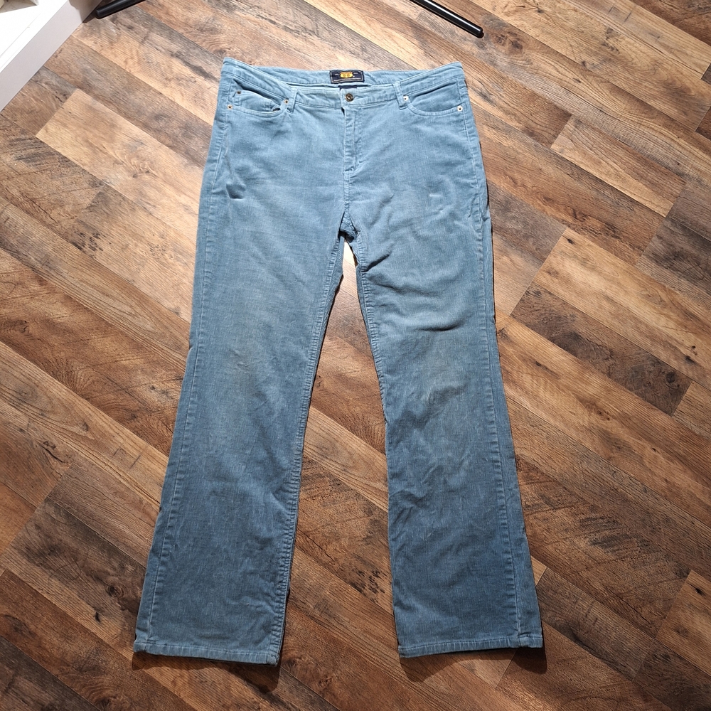 Women's Light Blue Bootcut Pants